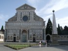 A Santa Maria Novella templom bejárata.